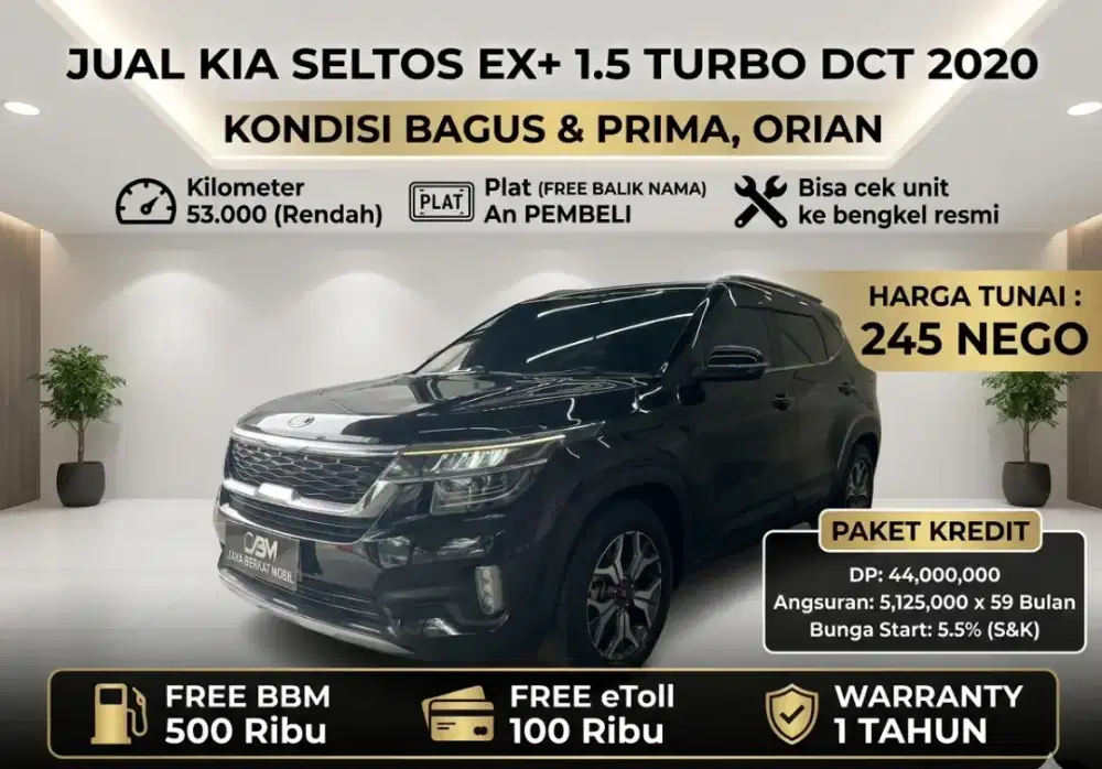 KIA SELTOS EX+ 1.4 TURBO DCT 2020