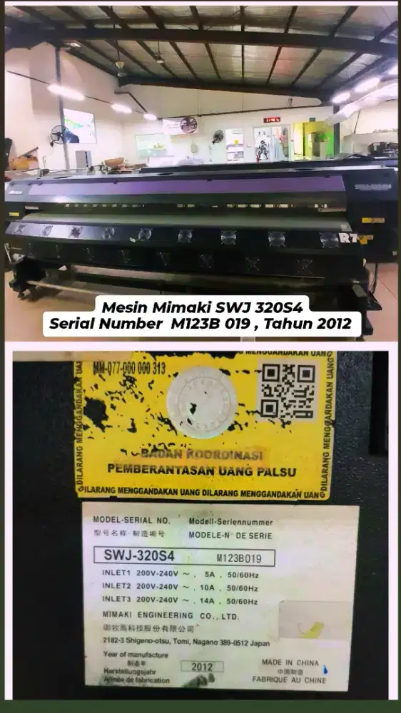 Jual Mesin Mimaki