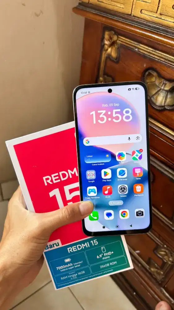 Redmi 15 Ram 8+8/256 Gb
