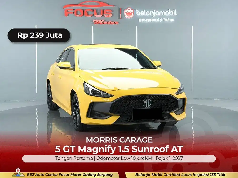 [GARANSI 5THN LOW KM] MG Morris Garage 5 GT 5GT Magnify 2024/2025/2026