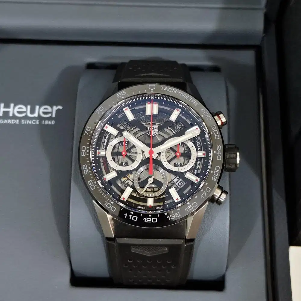 TAG Heuer Carrera Calibre Heuer 02 Skeleton CBG2A10 45MM