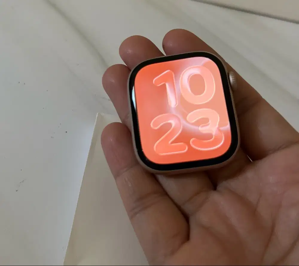 Jam Apple Watch series 10 42 mm Rose Gold Lengkap Fullset ada Invoice