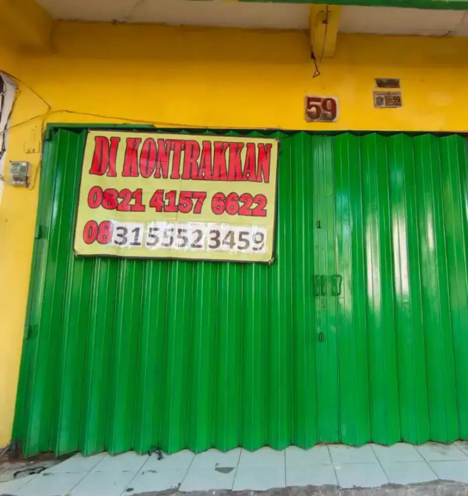 Di Sewakan Toko Murah Lokasi SBY Pusat (depan SBY EXPO)