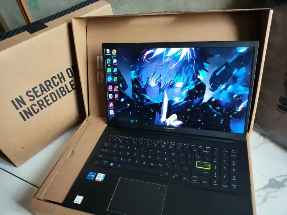 Laptop ASUS Vivobook K513EA OLED (Indie Black) - Mulus & Lengkap