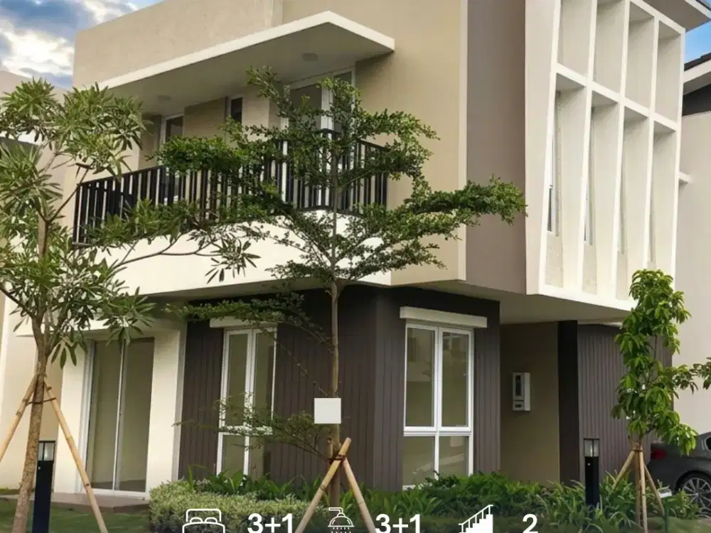 Rumah Hook Premium Semi Furnished di Gading Serpong