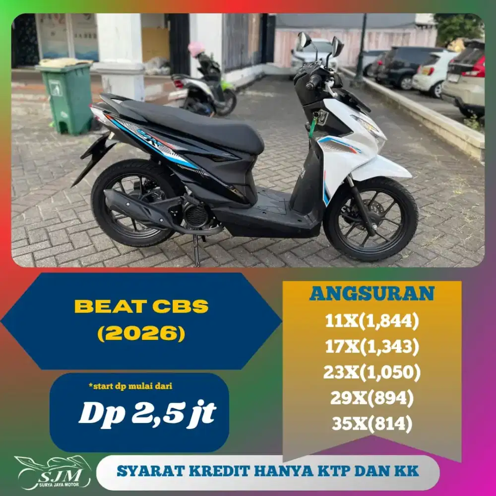 HONDA BEAT CBS 2026 MESIN HALUS