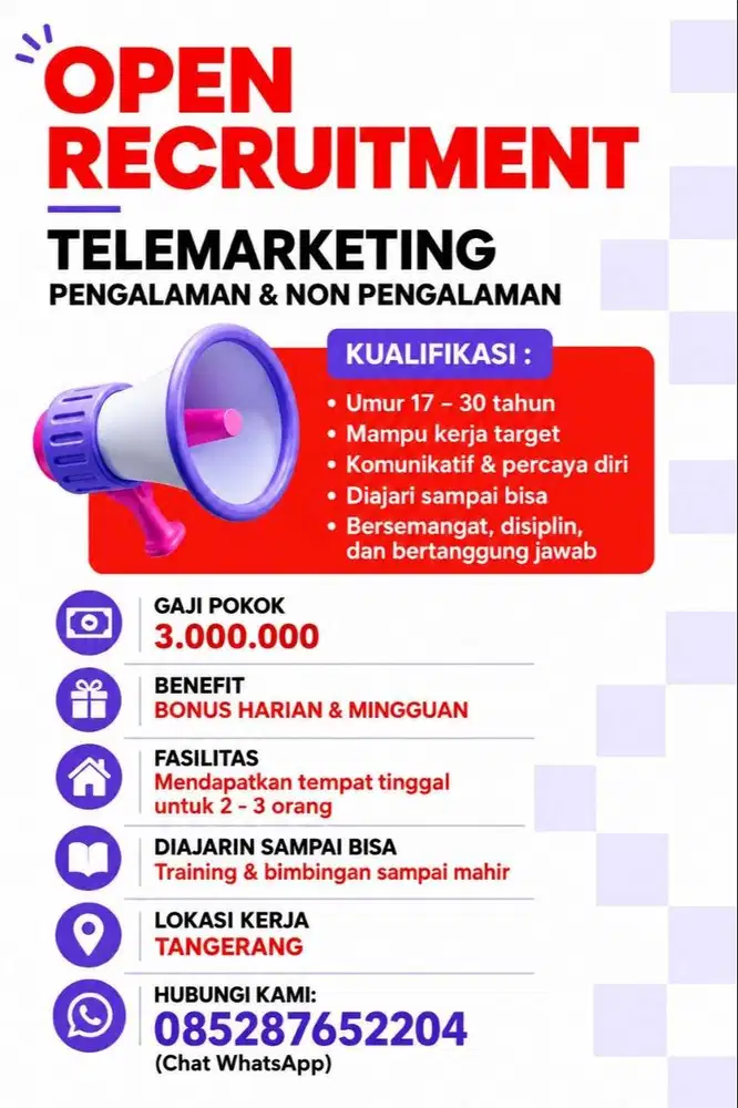 LOKER TELEMARKETING
