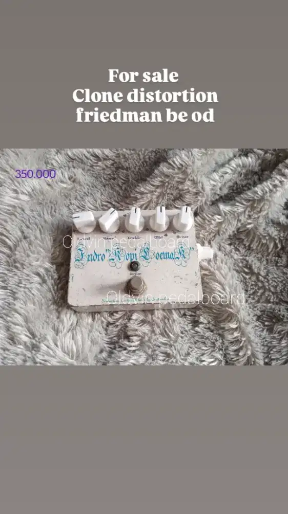 Efek gitar clone friedman be od