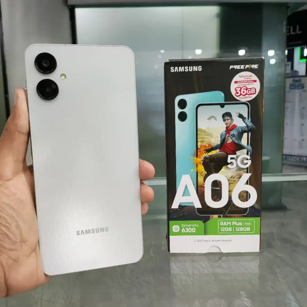 Jual Only Samsung A06 5G ram 12/128Gb FULLSET