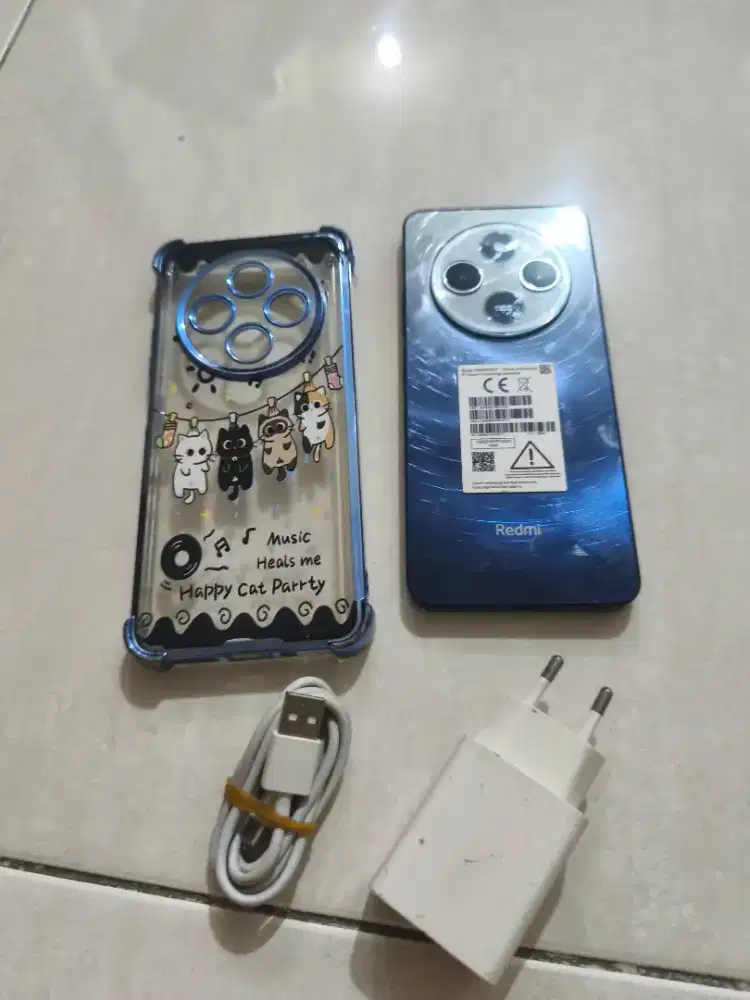 Xiaomi Redmi 14c 6/128 biru hp charger resmi