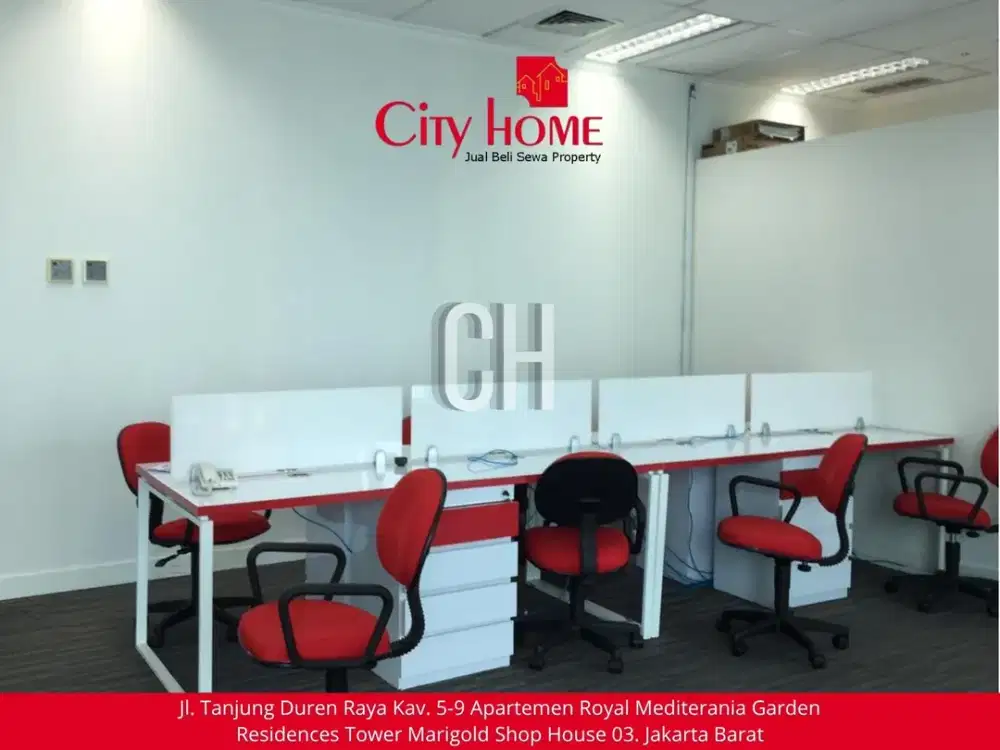 Disewakan Ruang Kantor Furnished di APL Tower Central Park