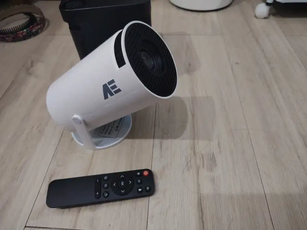 proyektor android HY300 pro + speaker bluetooth karaoke