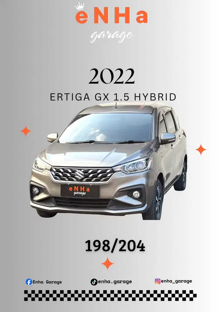 Suzuki ertiga GX hybrid 2022 matic istimewa..