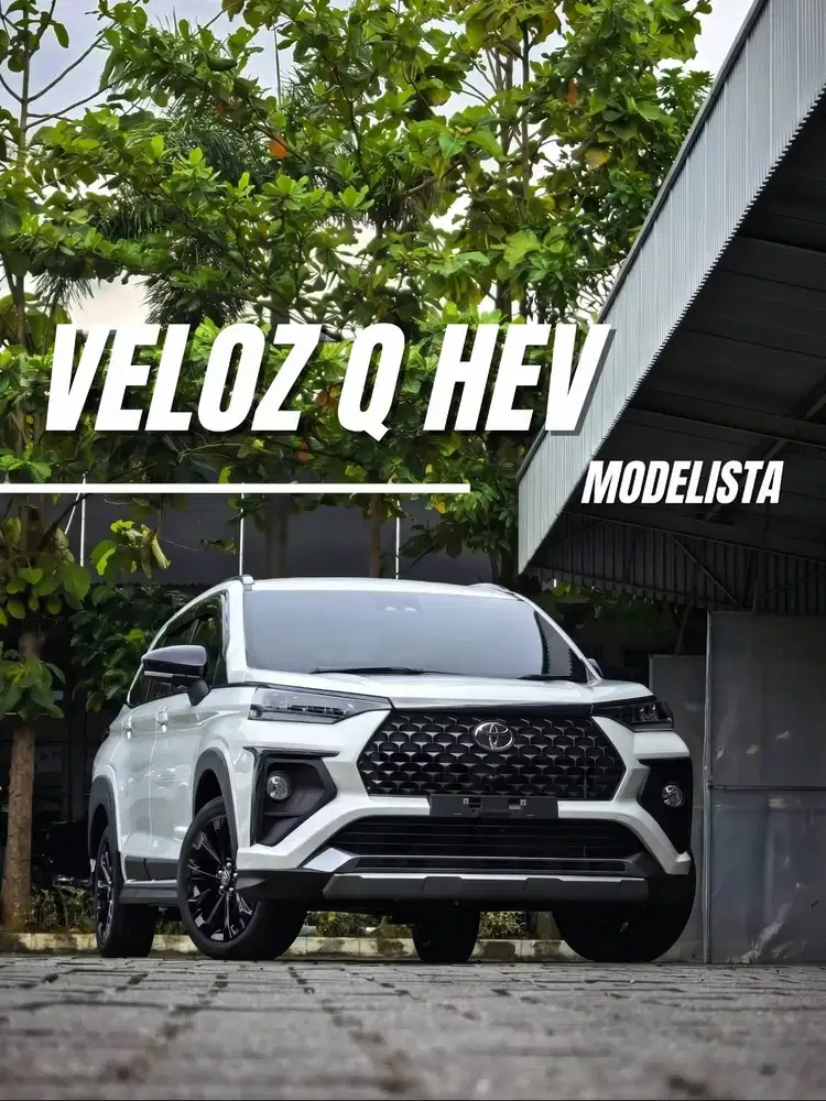 PROMO TOYOTA VELOZ Q HYBRID MODELISTA Premium Colour White Pearl