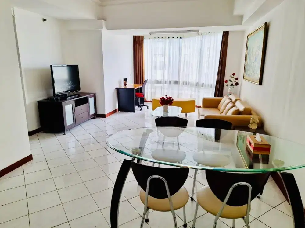 Disewakan Apartemen Taman Anggrek Condominium - 2BR+1 (88 m²) Full Furnished, 75 Juta/Tahun, Taman Anggrek, Jakarta Barat