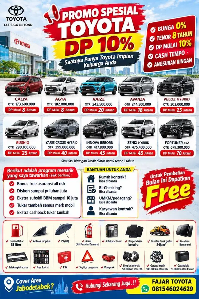 Spesial promo toyota Murah