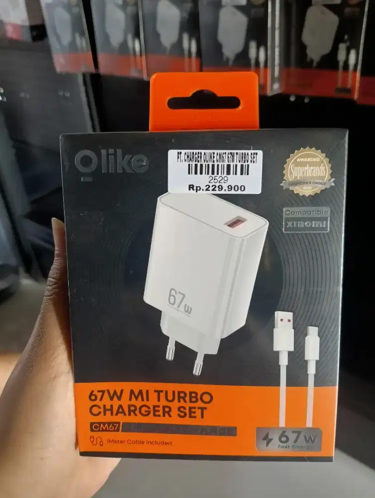 CHARGER OLIKE CM67 67W TURBO SET | ATLANTIS DAHSYAT