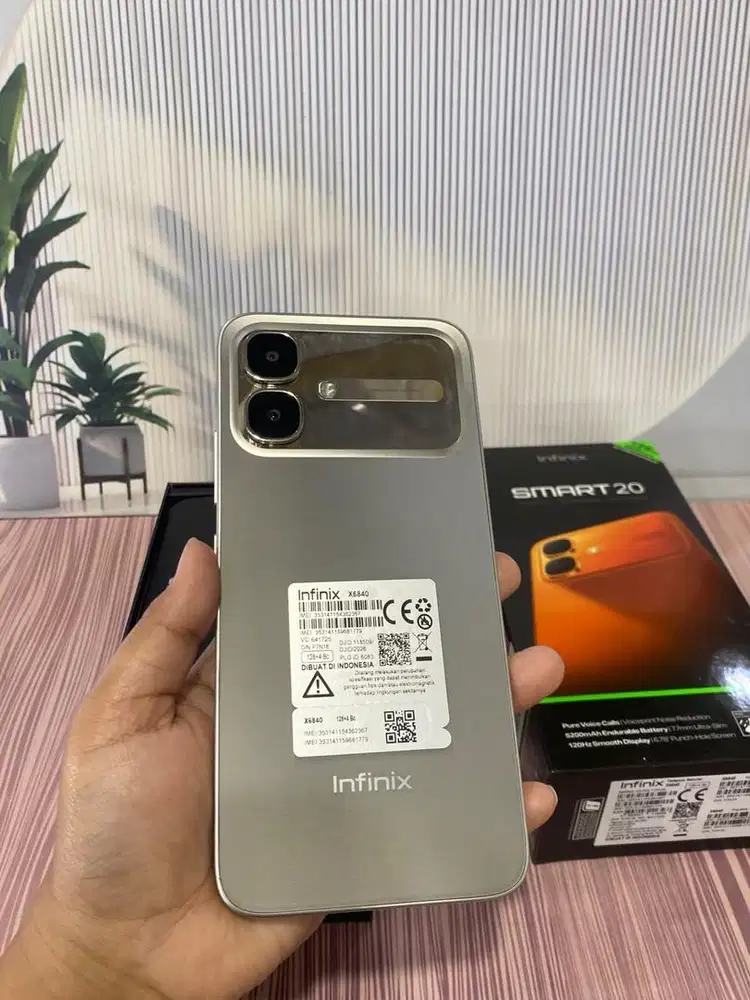 Infinix smart 20 4/128 fullset like new