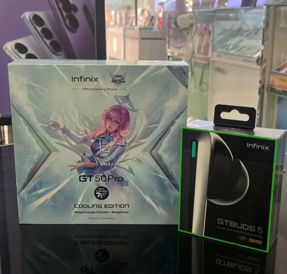 INFINIX GT 50 PRO 5G 12/256 SEGELBOX . GARANSI RESMI . FREE BUDS