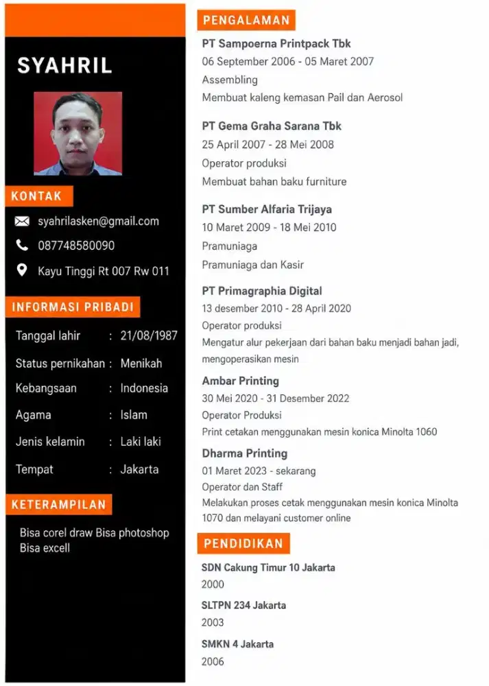 Cari lowongan kerja