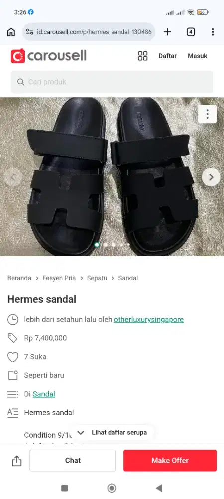 sendal chypre murmer