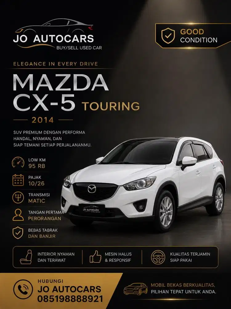 Low km !! Mazda Cx5 2.5 touring 2014 matic bensin Gt xtrail crv 2.0