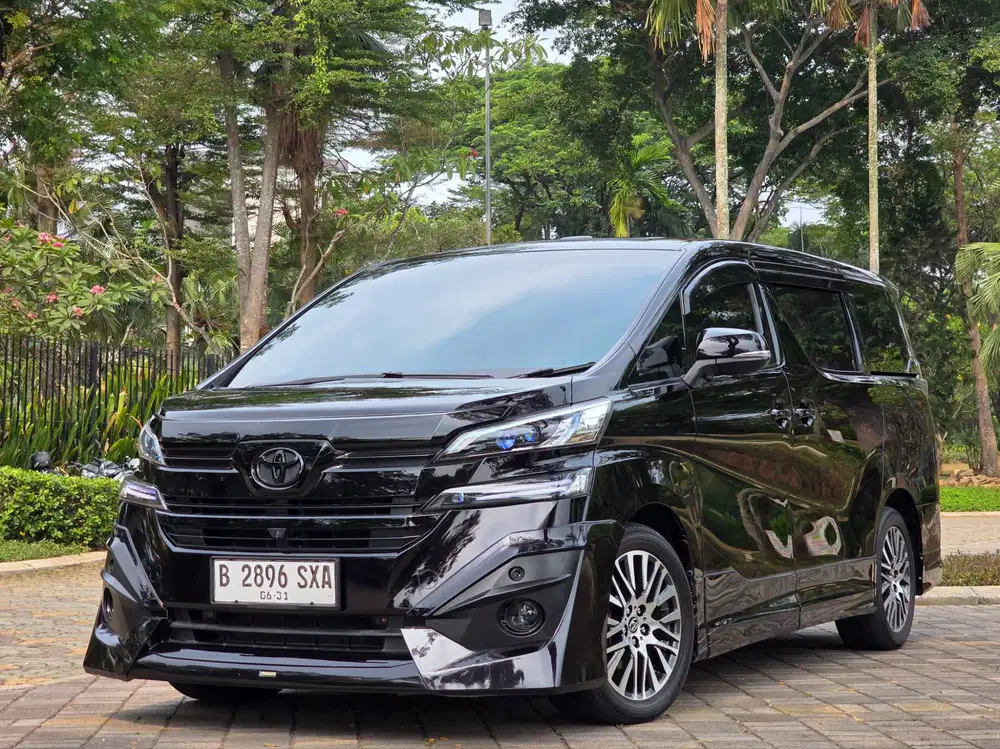 KM.89.RB|TDP 30.JT| VELLFIRE G MODELLISTA ATPM 2015 HITAM FULL MODIF!!