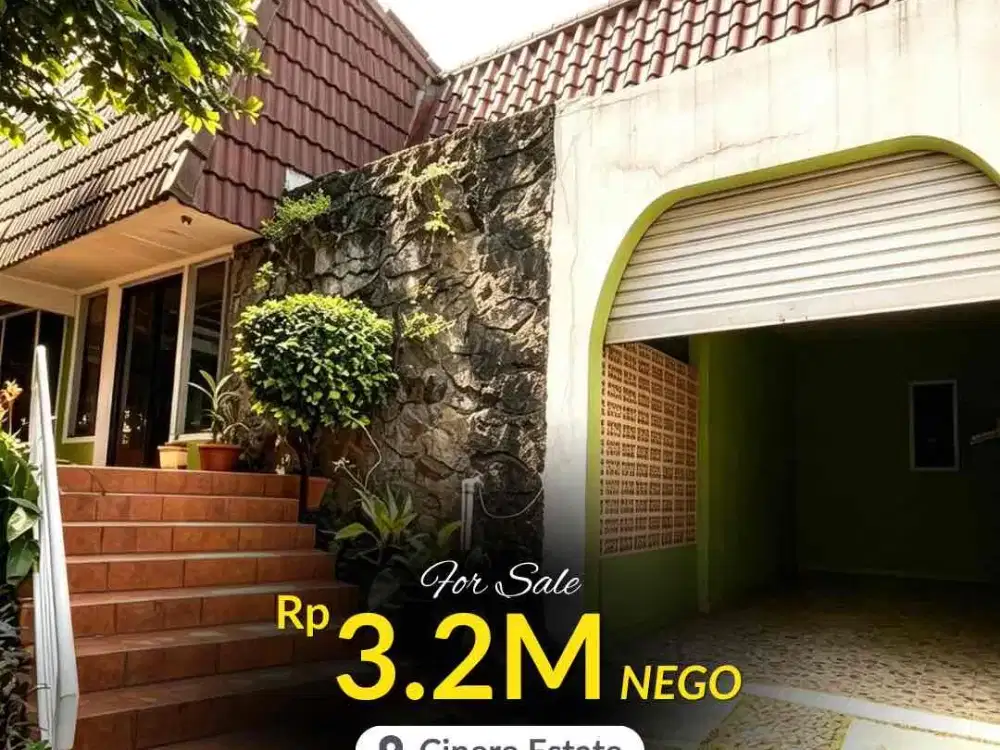 Dijua Rumah Hook siap huni di Cinere Estate