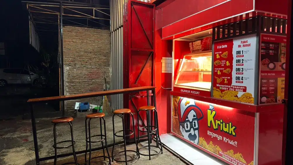 Buc Dijual paket usaha fried chicken lengkap siap jualan