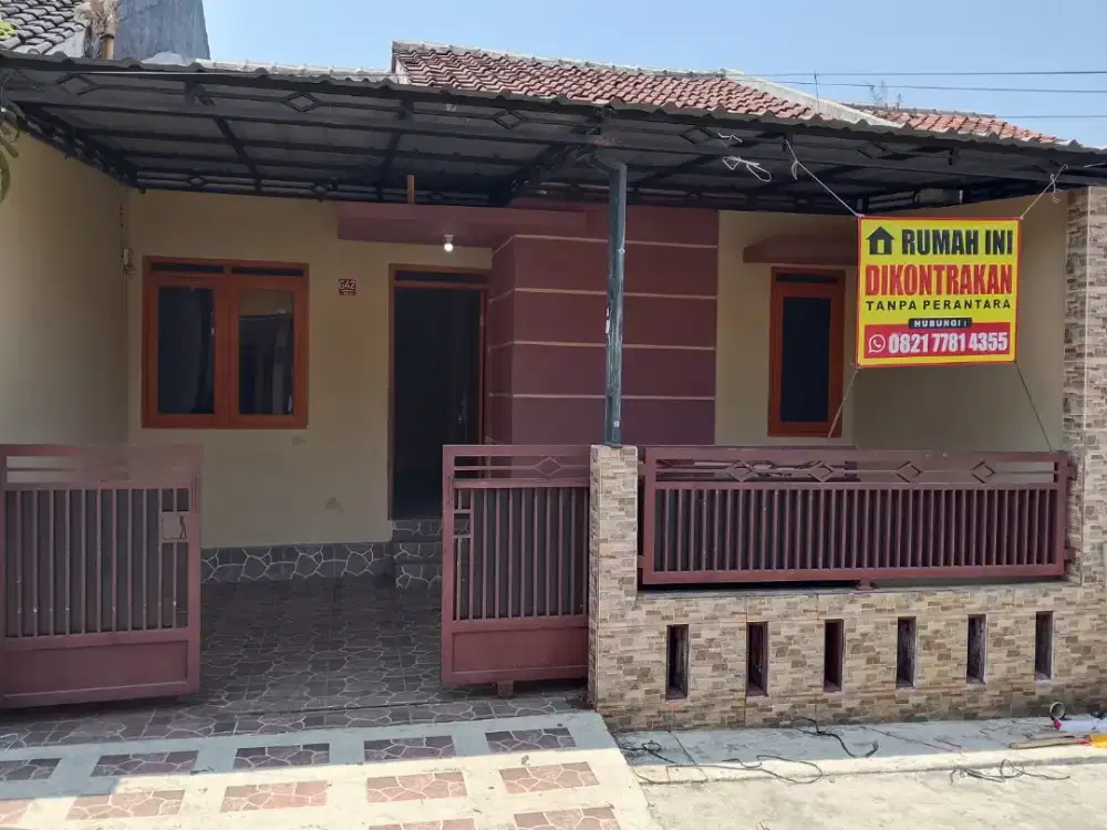Disewakan atau dijual rumah perum alam asri di jalan akasia raya