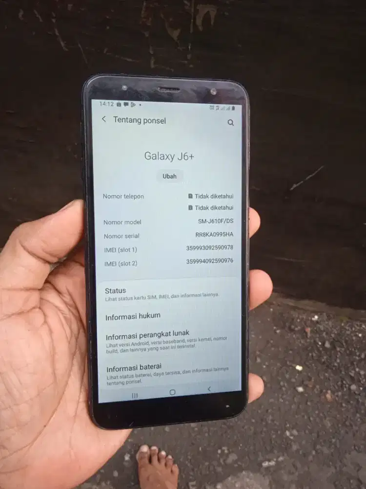 SAMSUNG J6+ RAM 4/64 GB HP AJA NORMAL ORIAN SEGEL NO MINUS JUAL SANTAI