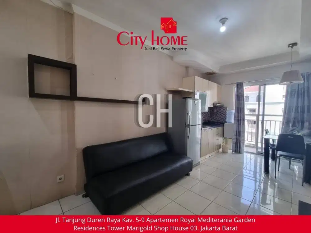 Best Deal! Apartemen Sewa 2BR Furnished Mediterania Garden 2