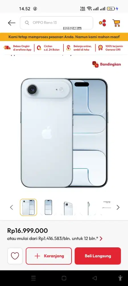 IPHONE AIR 256GB