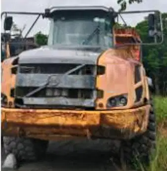Dijual Articulated Dump Truck Volvo Model A40F Tahun 2011