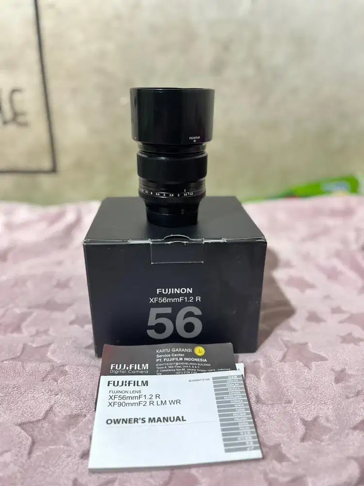 Lensa 56 Fujifilm F 1.2 R Fullset
