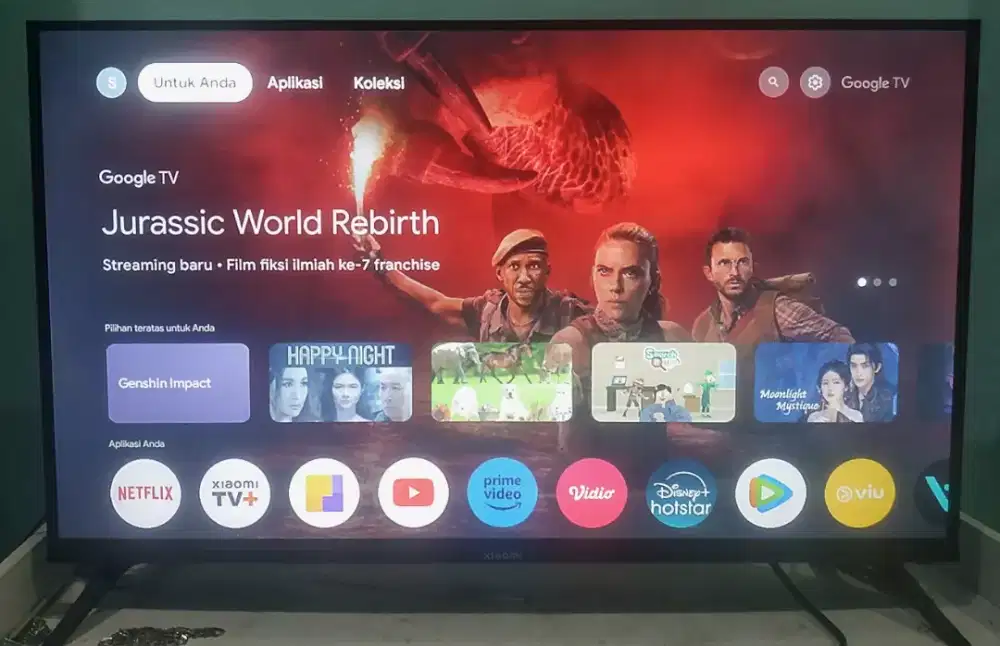 TV LED 32 INC XIAOMI GOOGLE TV ANDROID&DIGITAL TV BAGUS & NORMAL BEKUT