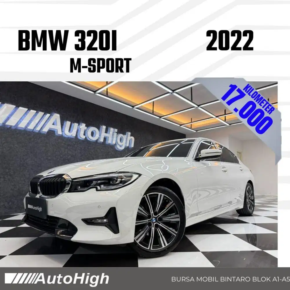 DP10% [Km17.000] 320i M-Sport 2022 White Reg 2024 #AUTOHIGH