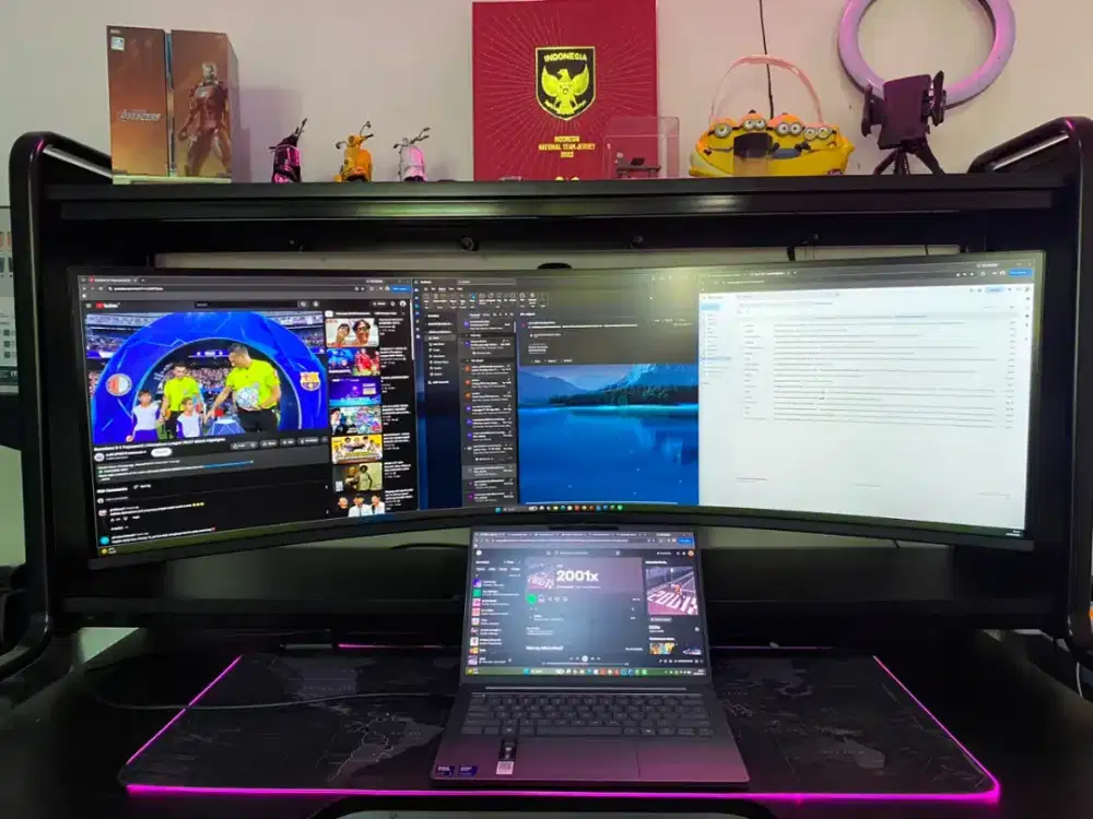 Samsung Curved Monitor 49 ViewFinity S9 Monitor ultra-wide