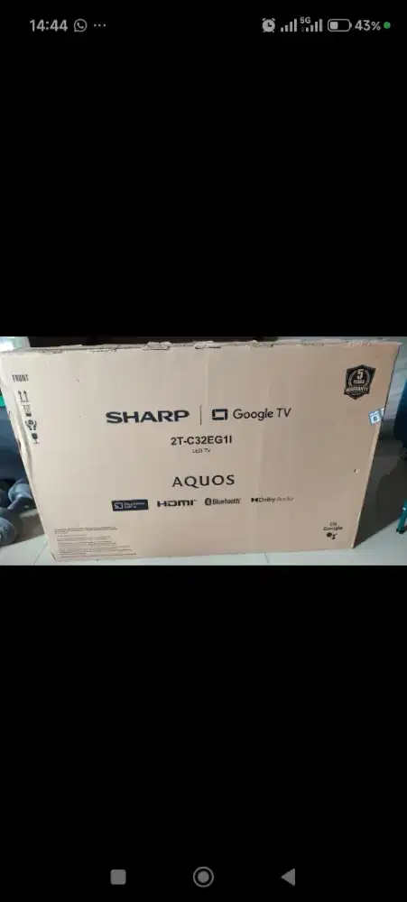 TV Sharp 32 goggle bluetooh