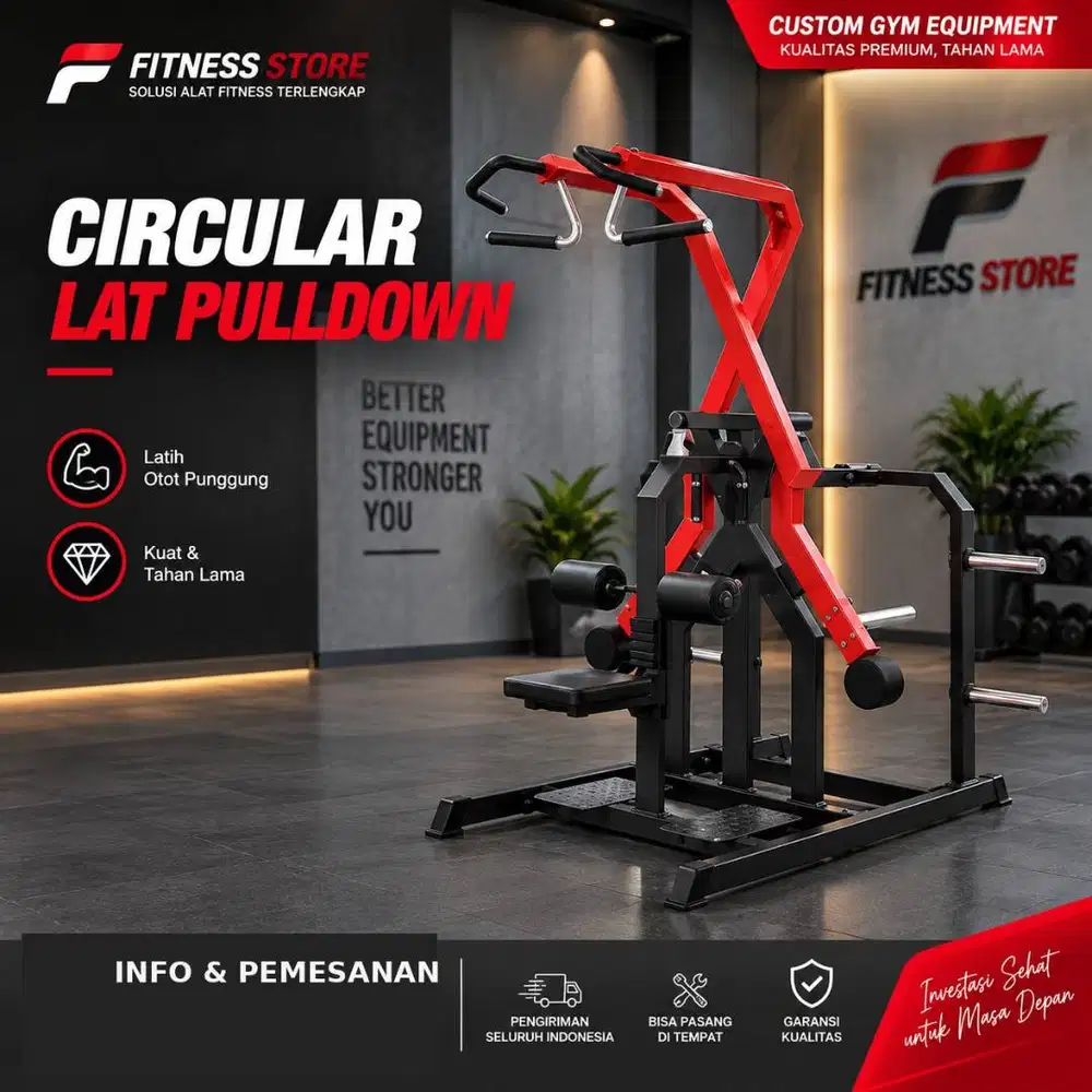 Circular Lat Pulldown – Alat Fitness Latihan Otot Punggung