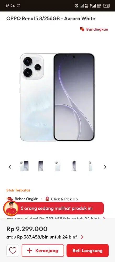 Oppo Reno 15 F 8/256GB