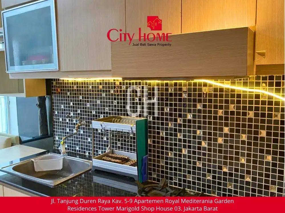 Nego! 1BR Furnished Siap Huni – Royal Mediterania Garden