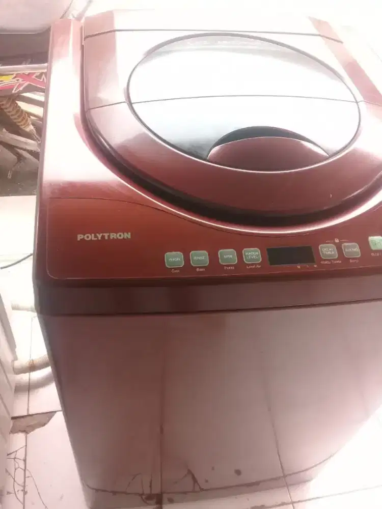mesin cuci 1 tabung digital Merek polytron