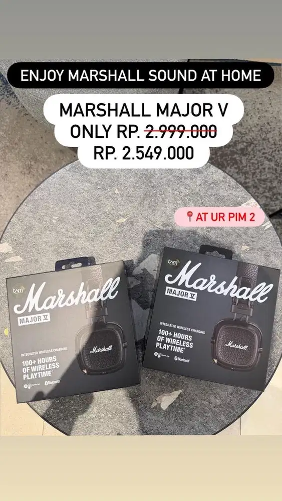 Enjoy With Marshall Sound