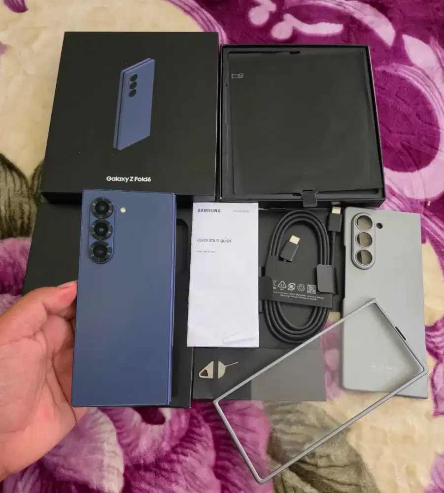 samsung Z fold 6 ram 12/512gb resmi sein,fulset orginal,mulus like new