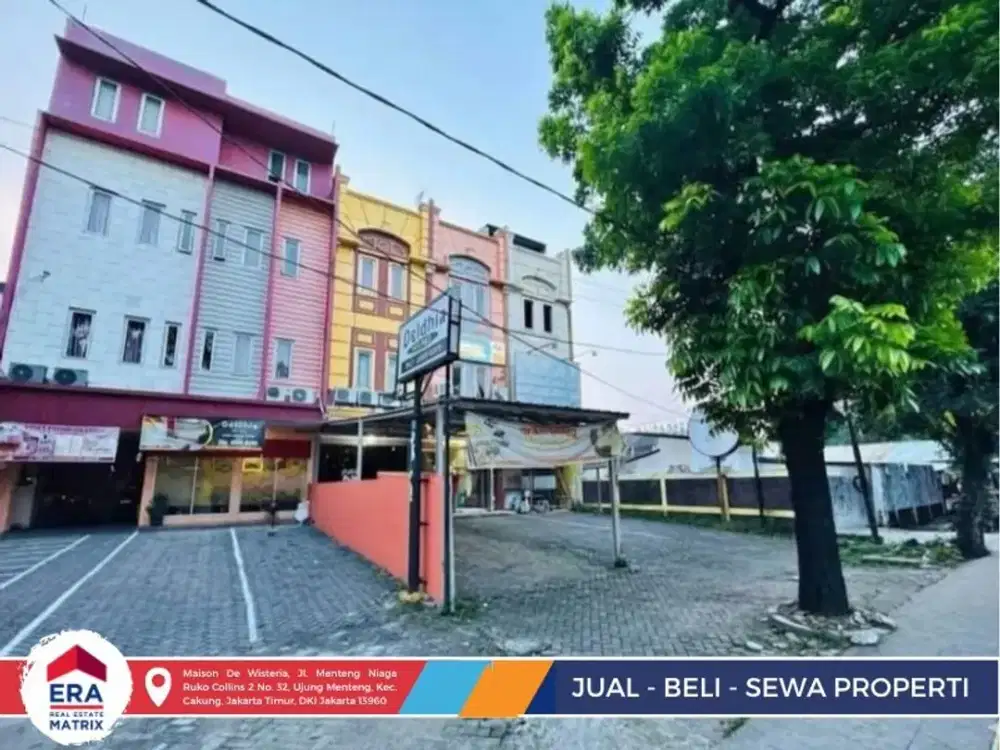 Jual Ruko Duren Sawit 3 Lantai Lokasi Strategis Dekat McD dan Burger King Buaran