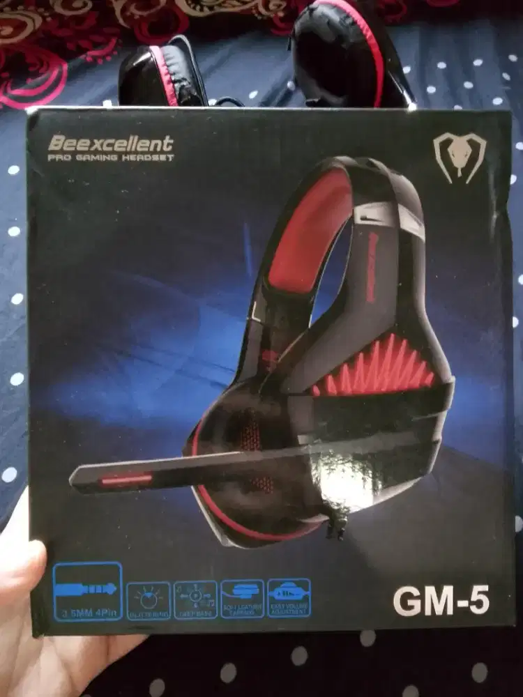 Headset gaming RGB beexcellent