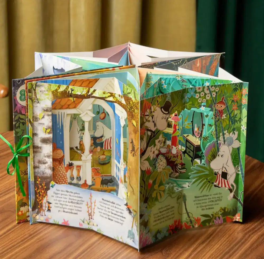 Buku Moomin House 3D Pop-Up Carousel Playbook