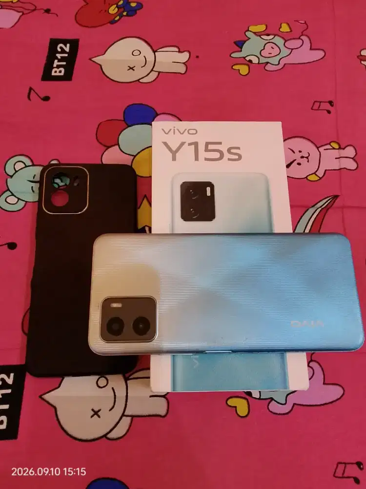 Vivo Y15s ram 3/32gb lengkap mulus dan normal
