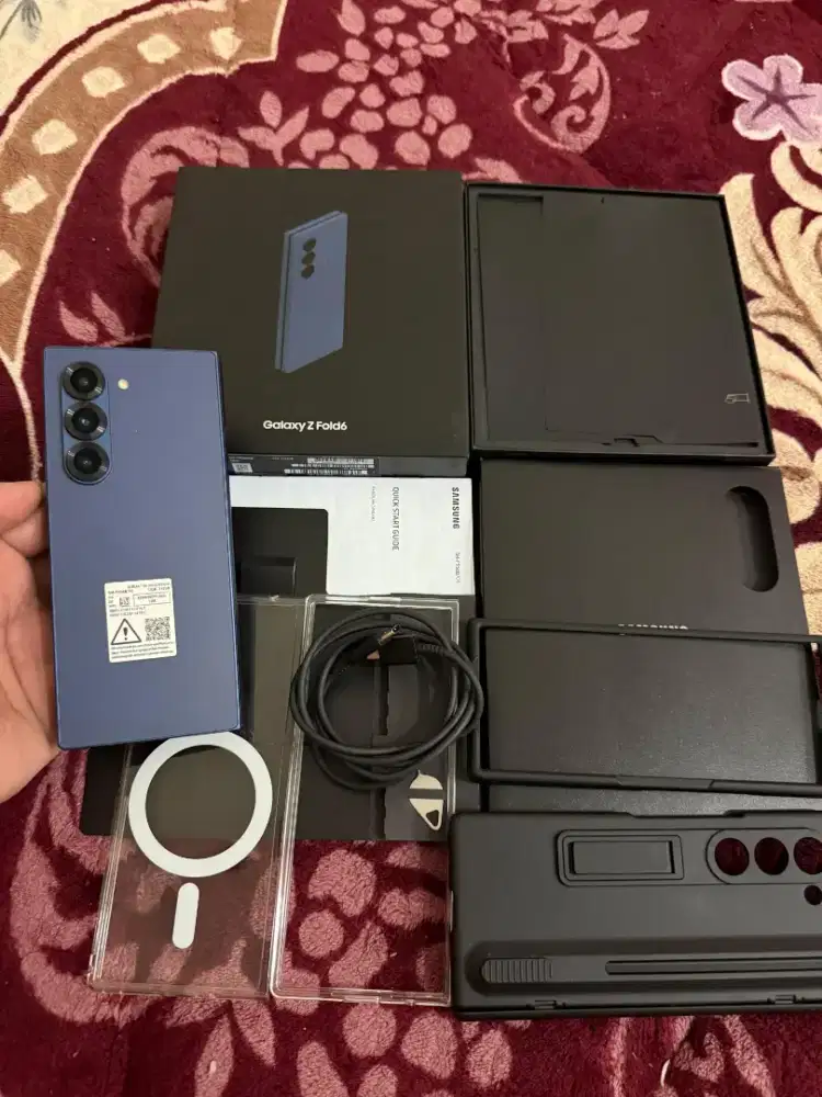 samsung Z fold 6 ram 12/256gb rsmi sein,fulset original mulus like new
